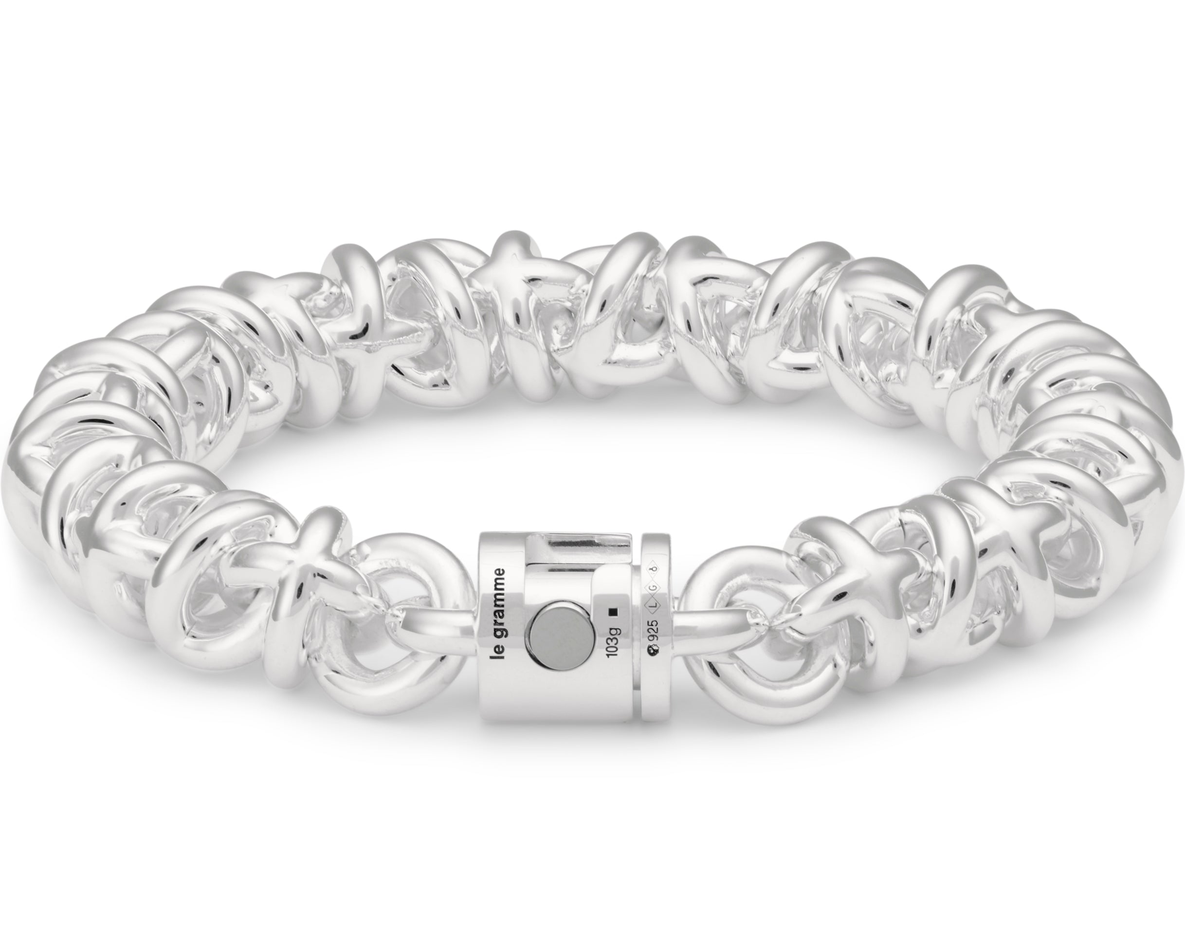 bracelet entrelacs le 103g