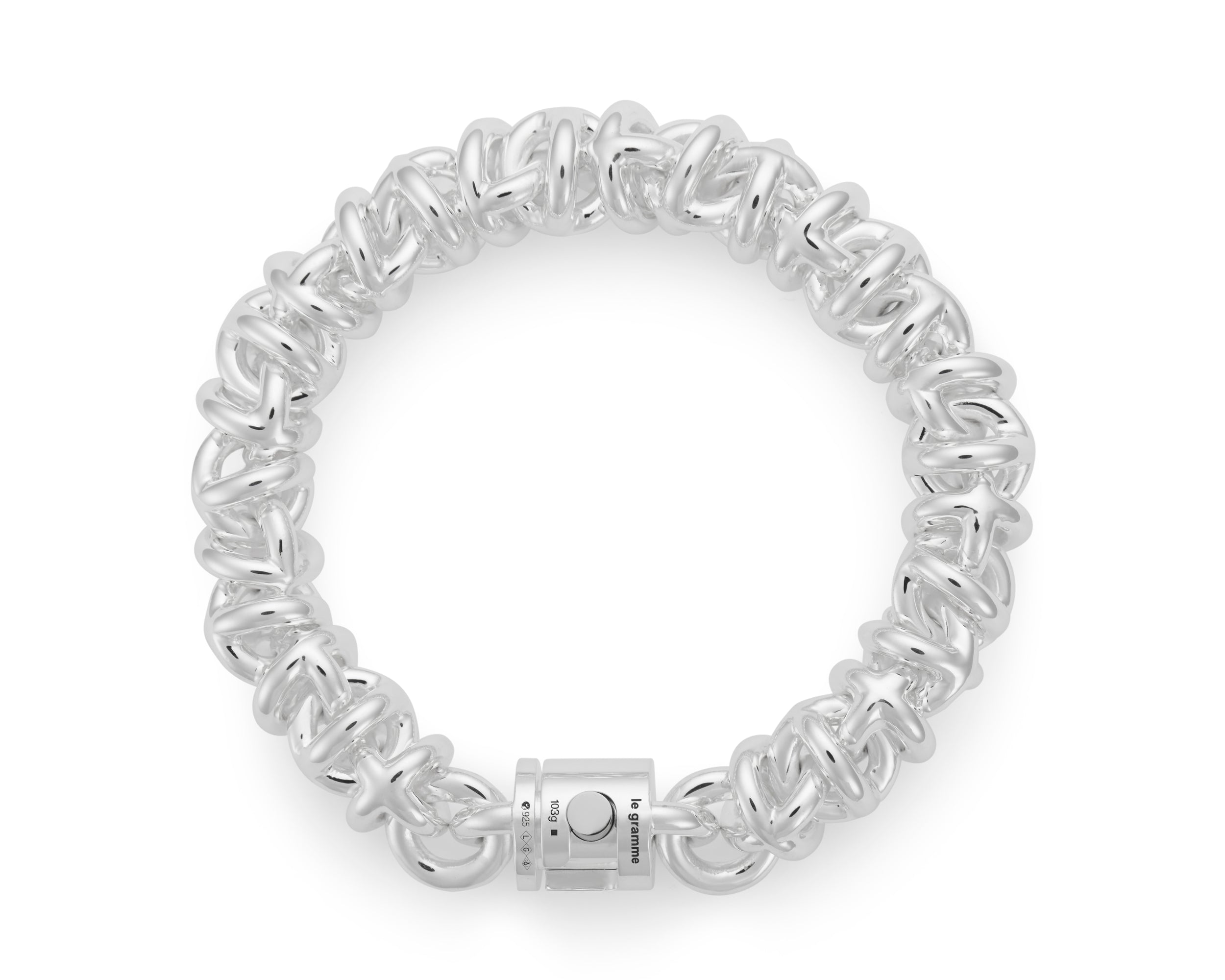 bracelet entrelacs le 103g