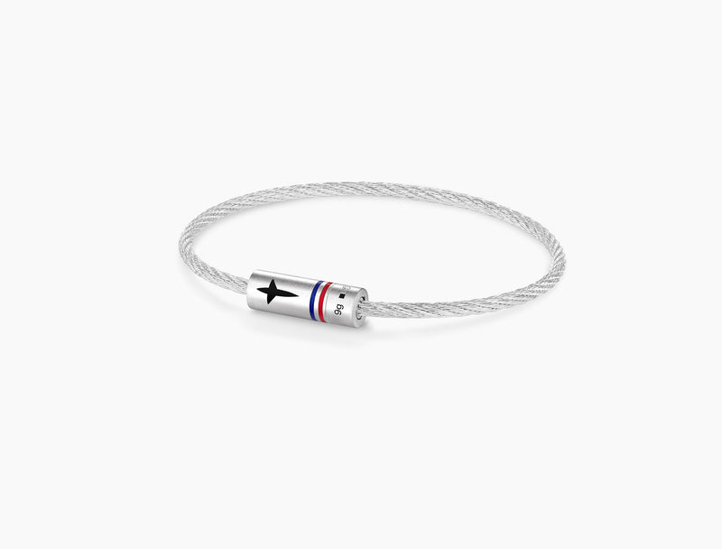 tricolor câble bracelet le 9g le gramme x La Patrouille de France