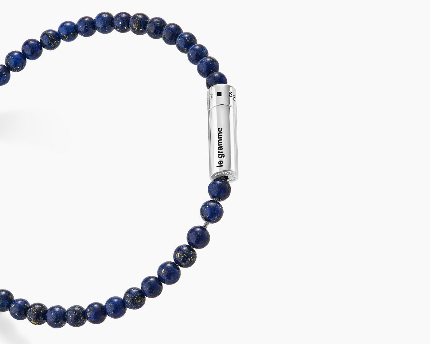 bracelet beads lapis lazuli le 9g