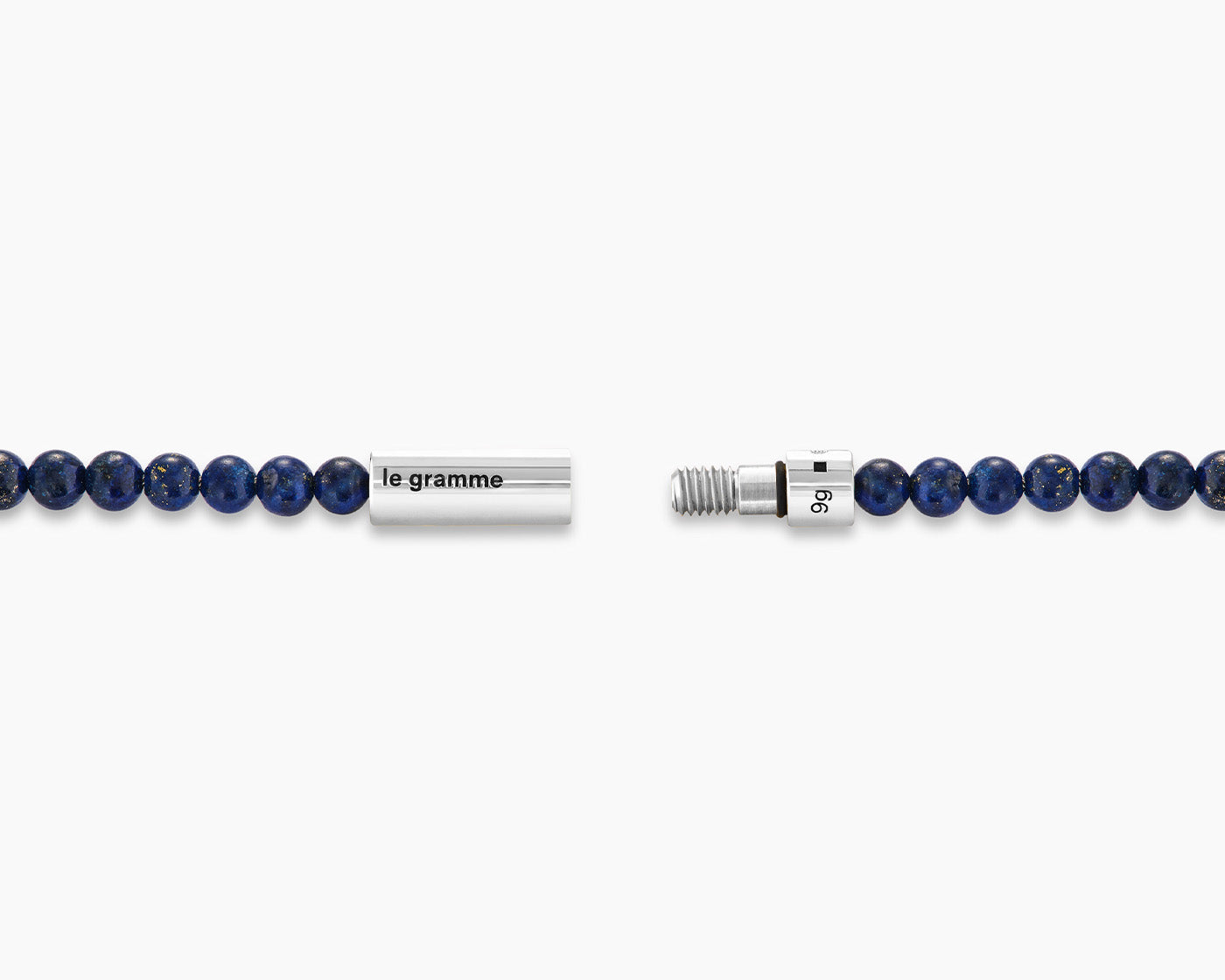 bracelet beads lapis lazuli le 9g