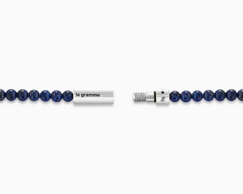 bracelet beads lapis lazuli le 9g