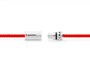 red nato cable bracelet le 7g