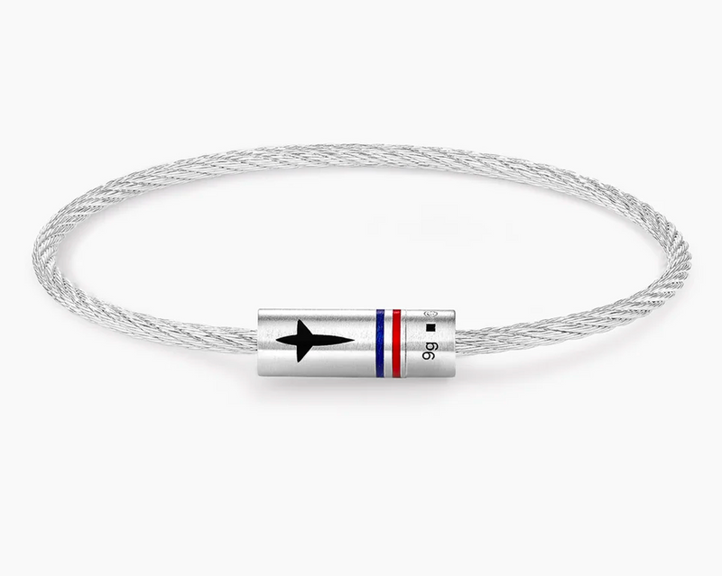 tricolor câble bracelet le 9g le gramme x La Patrouille de France