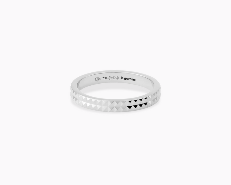 bague ruban guilloché la 4g