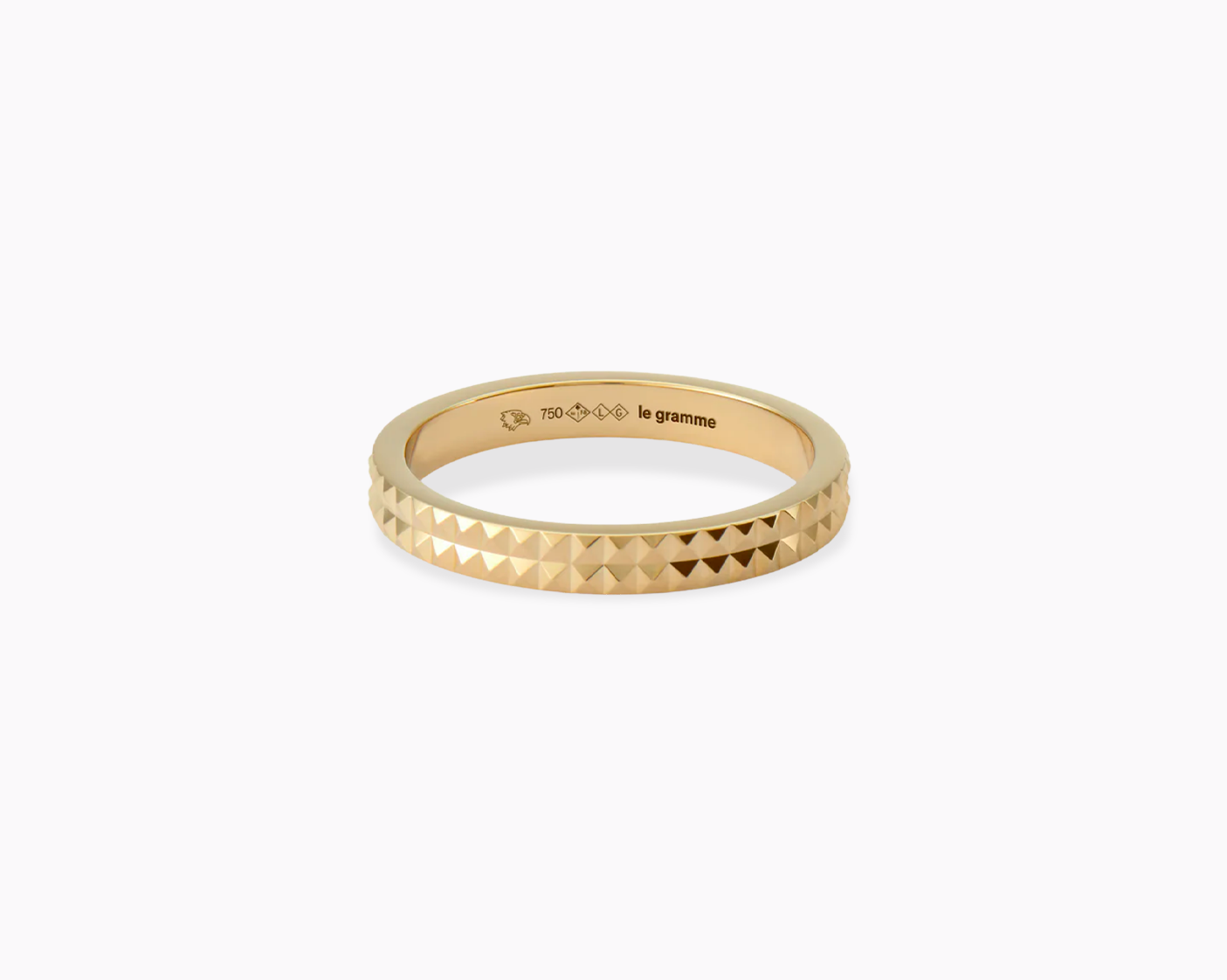 bague ruban guilloché la 4g