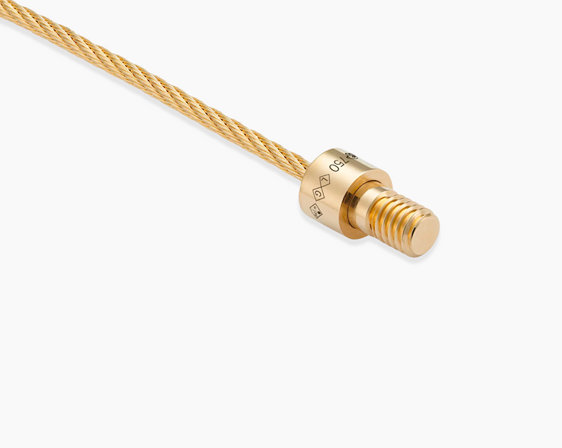 bracelet câble le 9g serti diamants