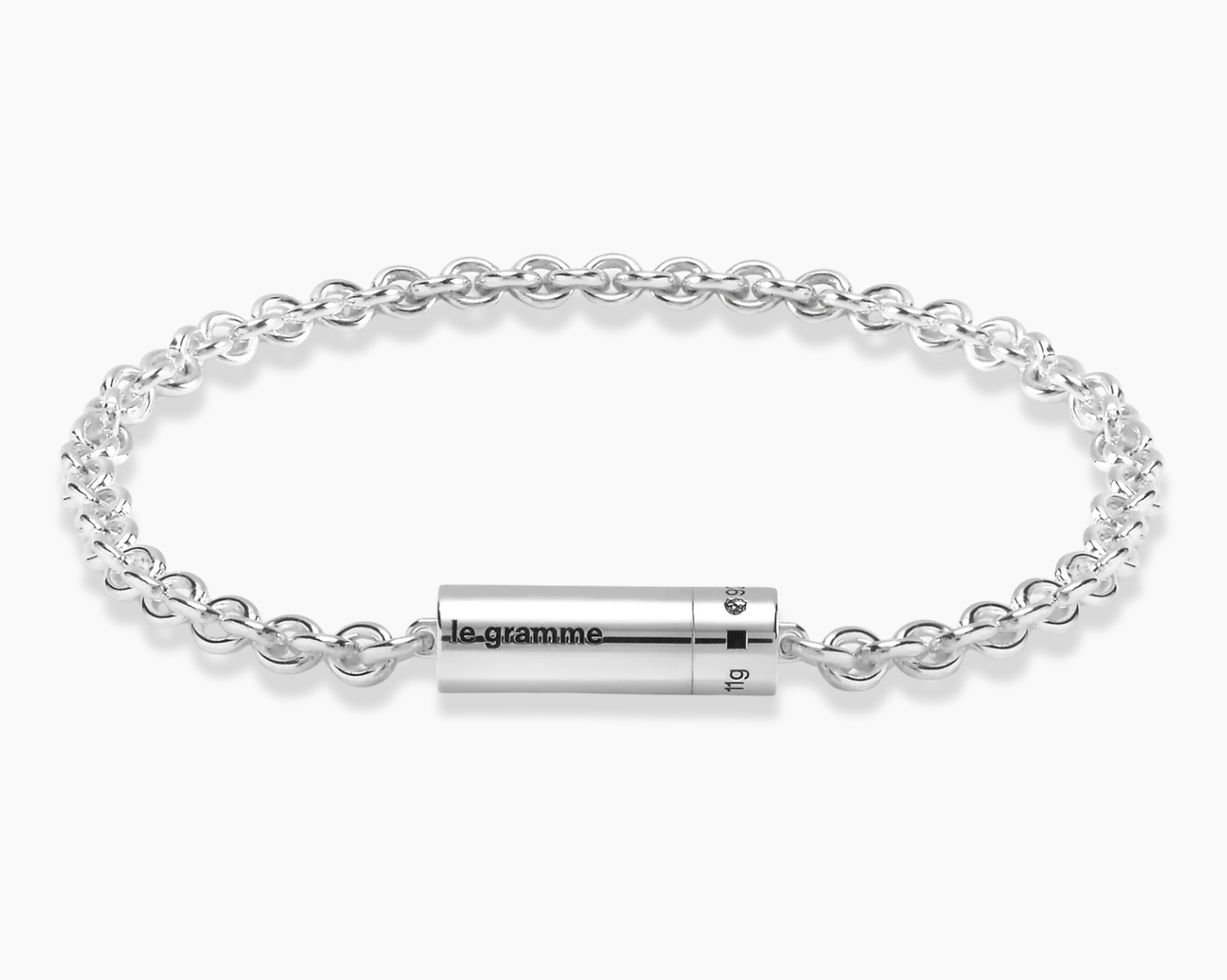 bracelet câble sur chaîne le 11g
