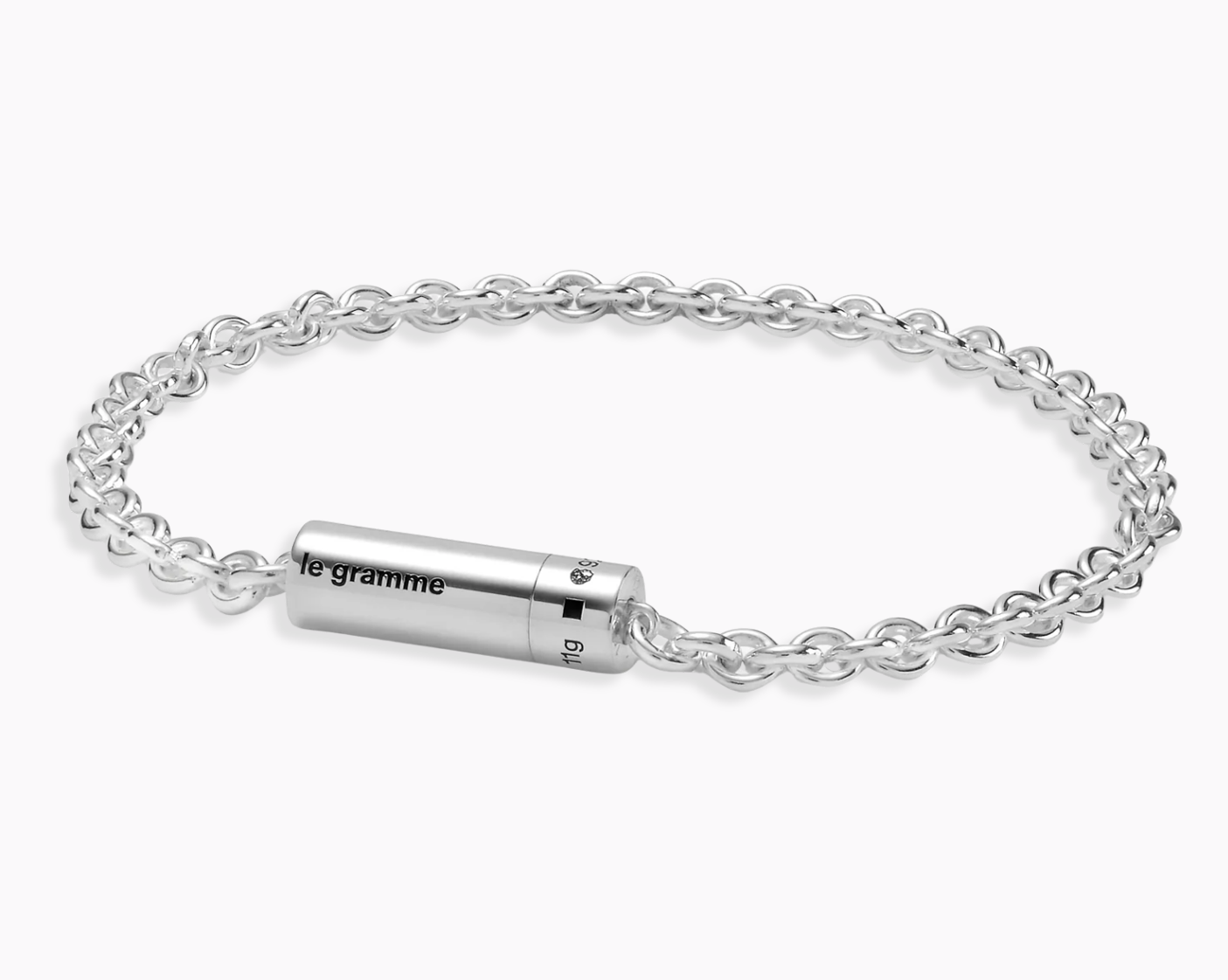 bracelet câble sur chaîne le 11g