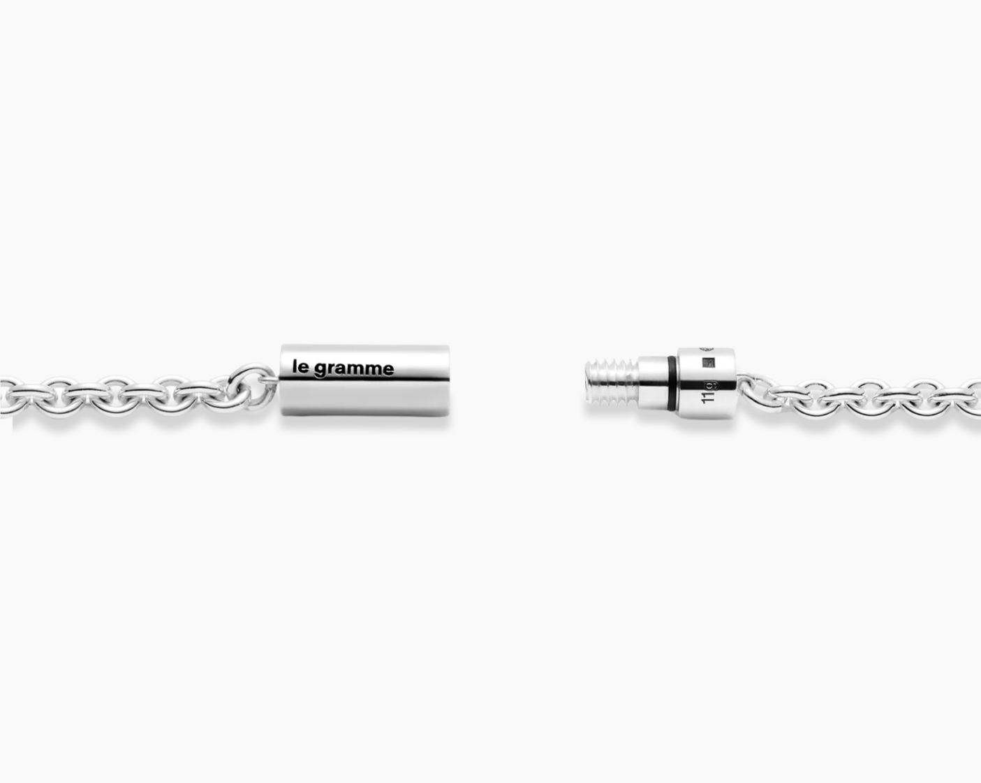 bracelet câble sur chaîne le 11g