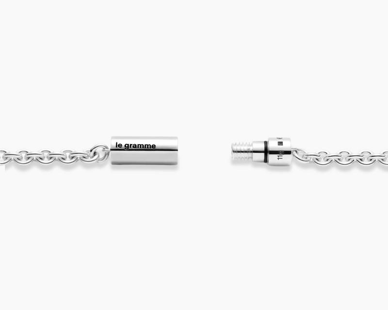 bracelet câble sur chaîne le 11g