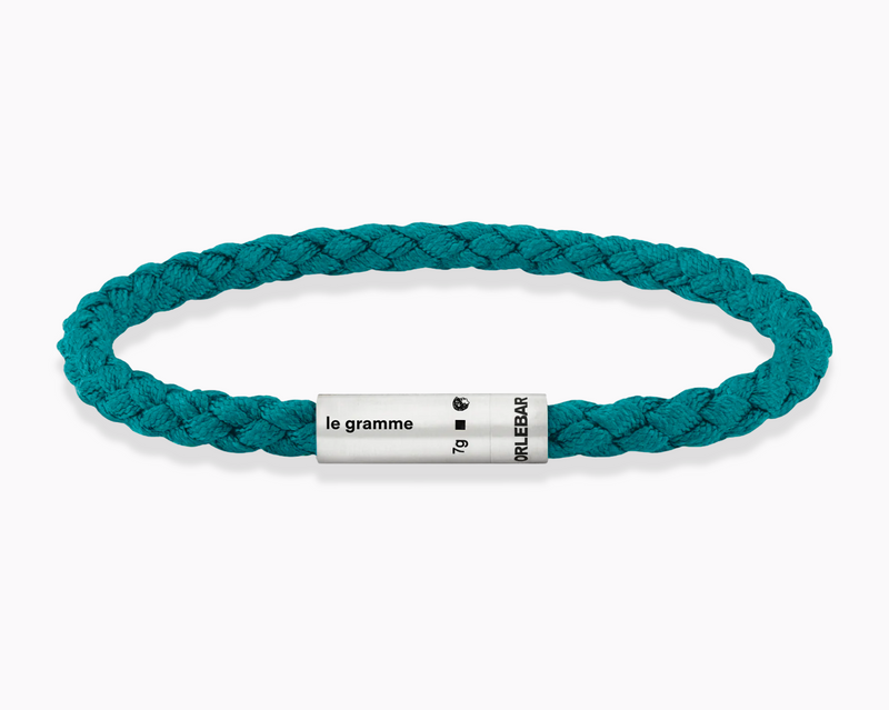 nato cable bracelet duck blue orlebar brown la 7g