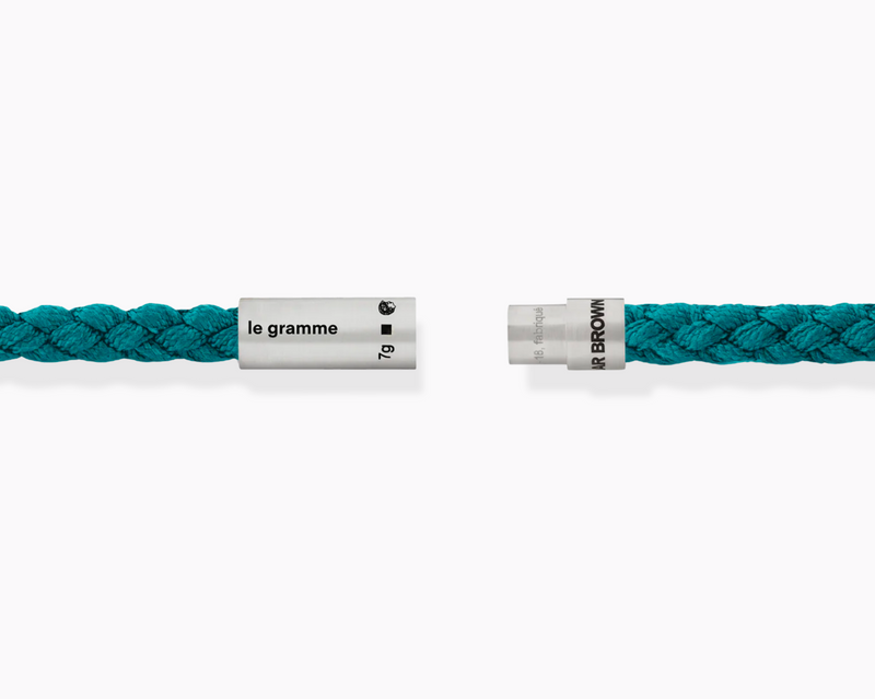 nato cable bracelet duck blue orlebar brown la 7g