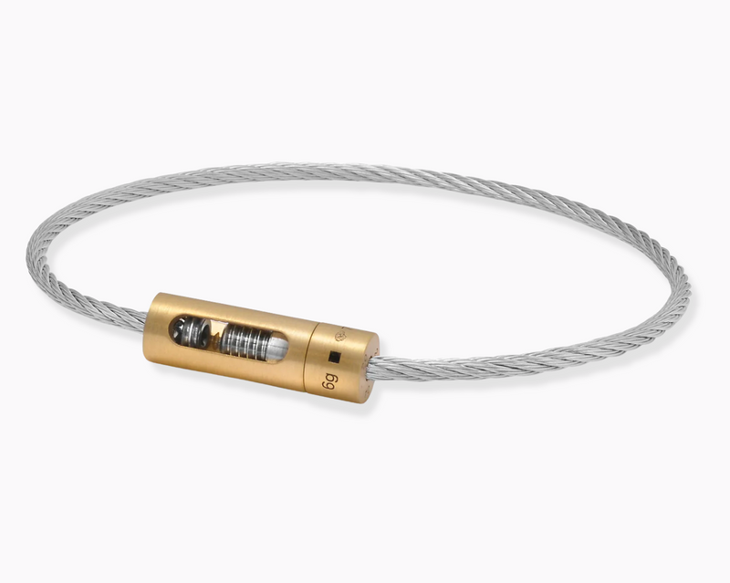 perforated cable bracelet le 6g