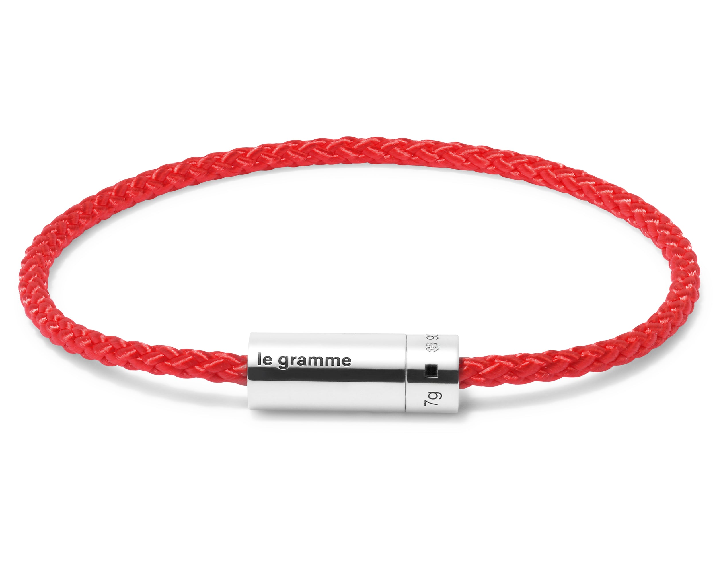 red nato cable bracelet le 7g