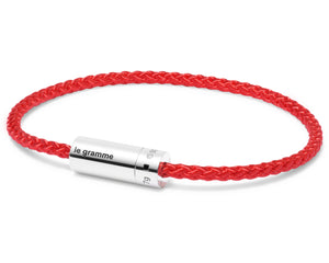 red nato cable bracelet le 7g