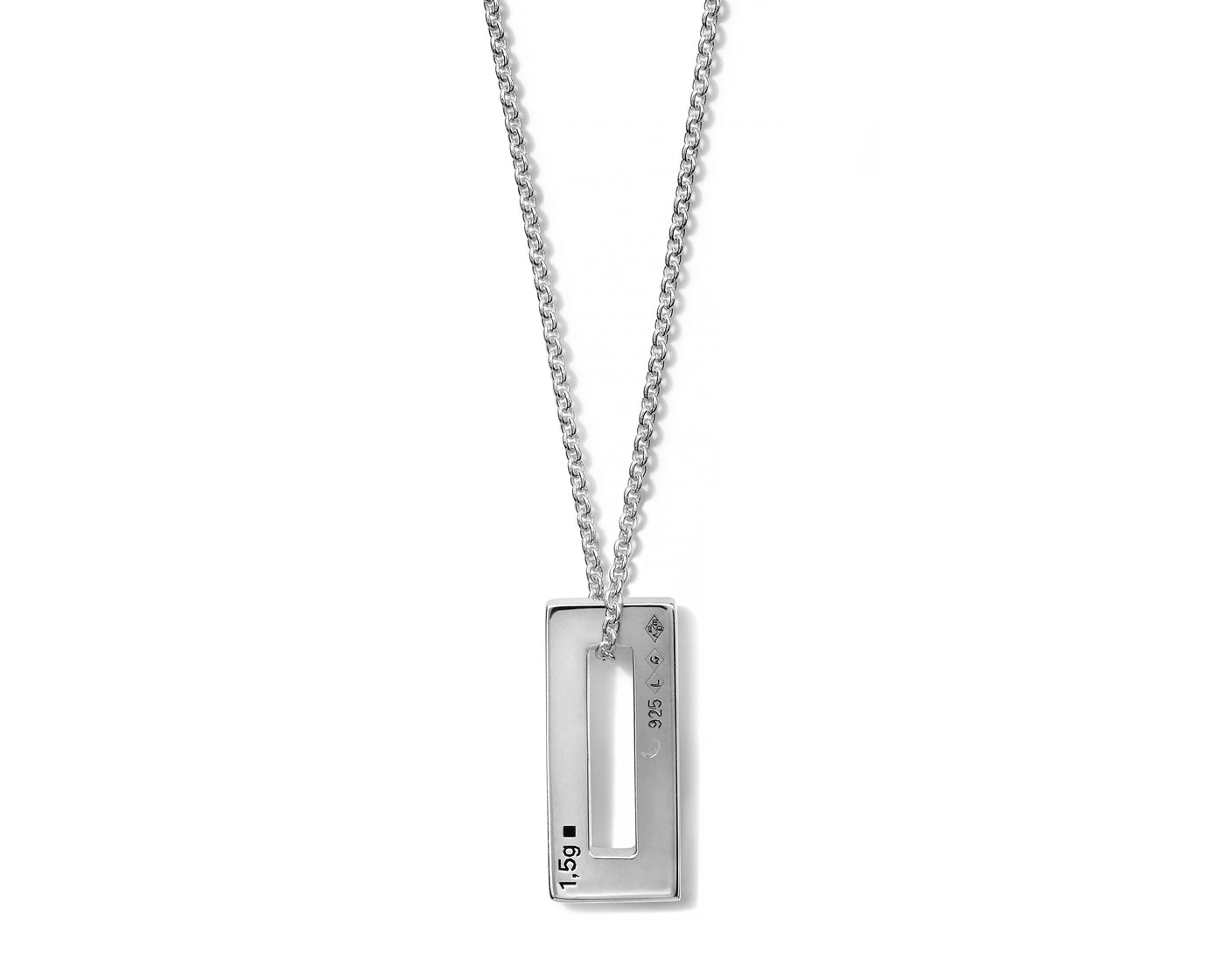 rectangle necklace le 1.5g