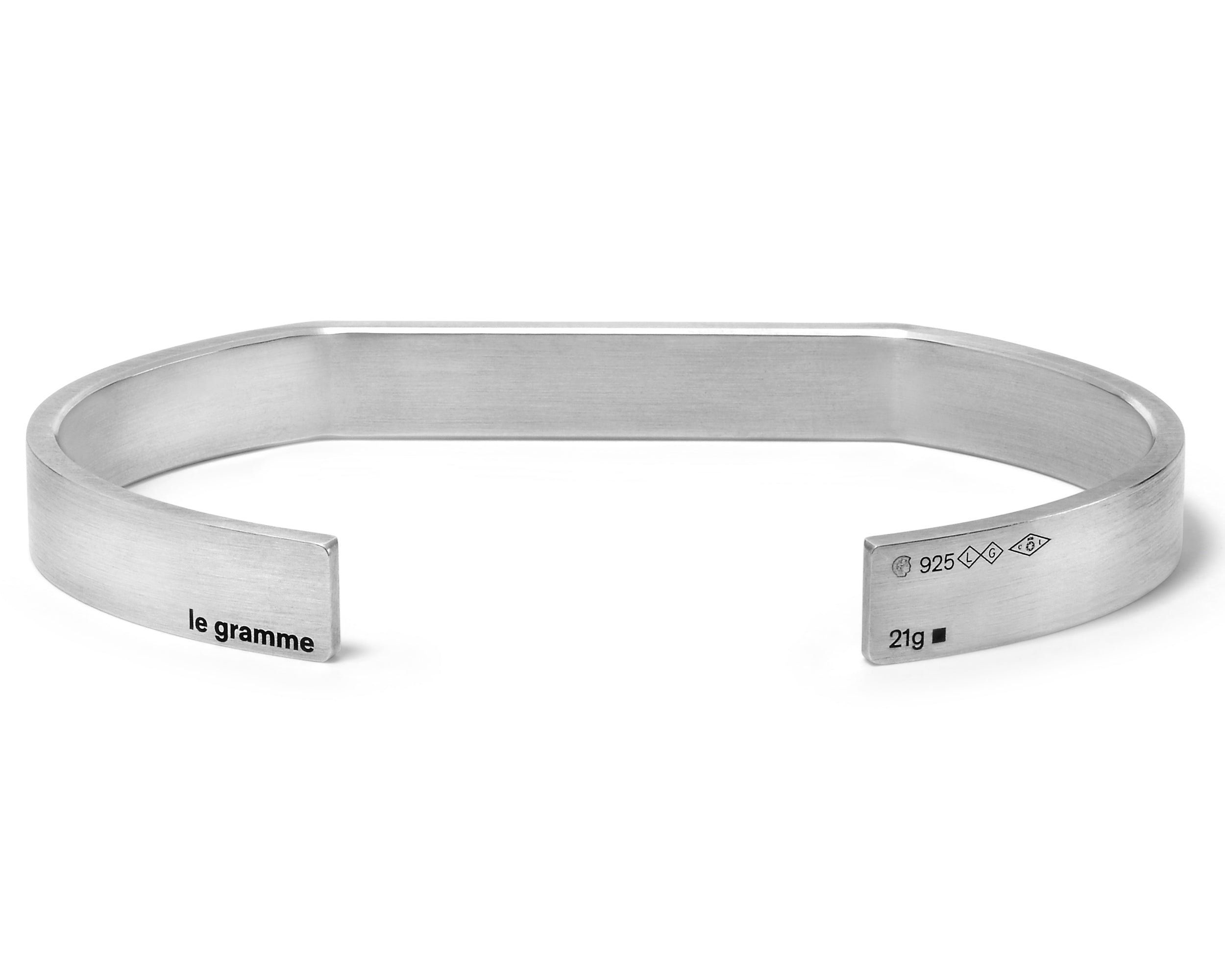 bracelet ruban plat le 21g