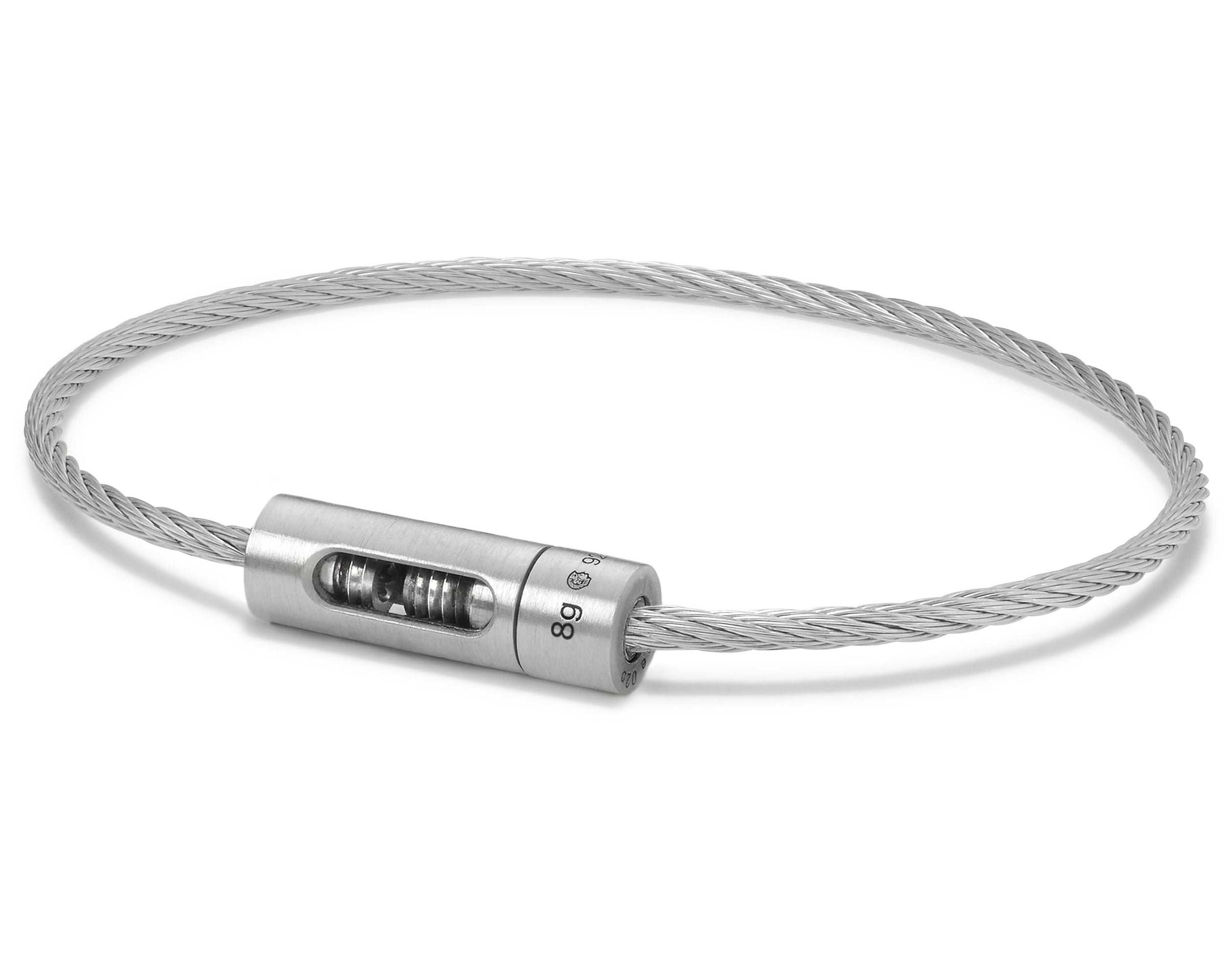 perforated cable bracelet le 8g