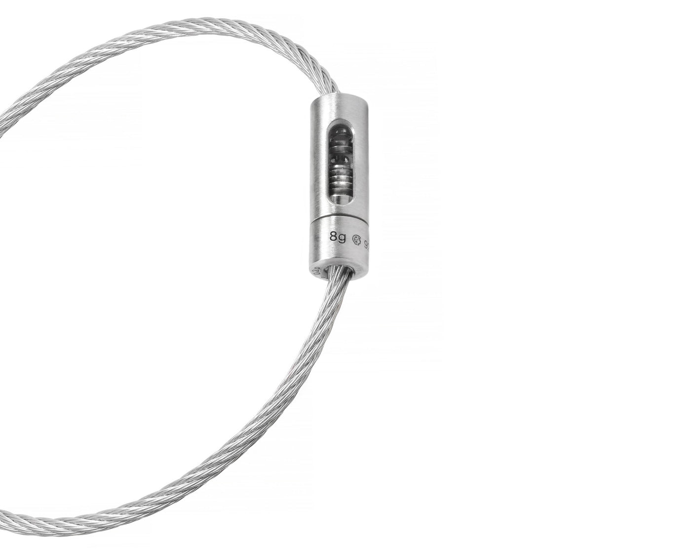 perforated cable bracelet le 8g