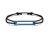 lacquered blue cord bracelet le 1,7g