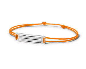 godron orange cord bracelet le 5g