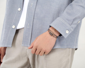 bracelet câble triple tour le 11g