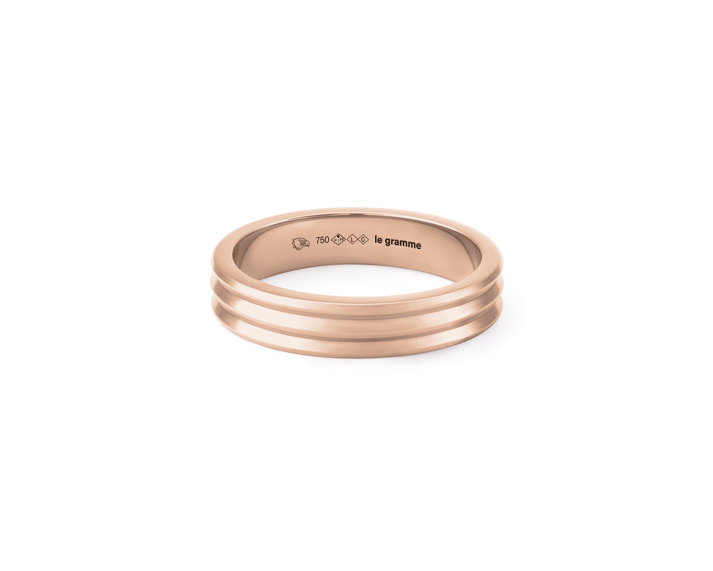 guilloche ribbon ring la 7g