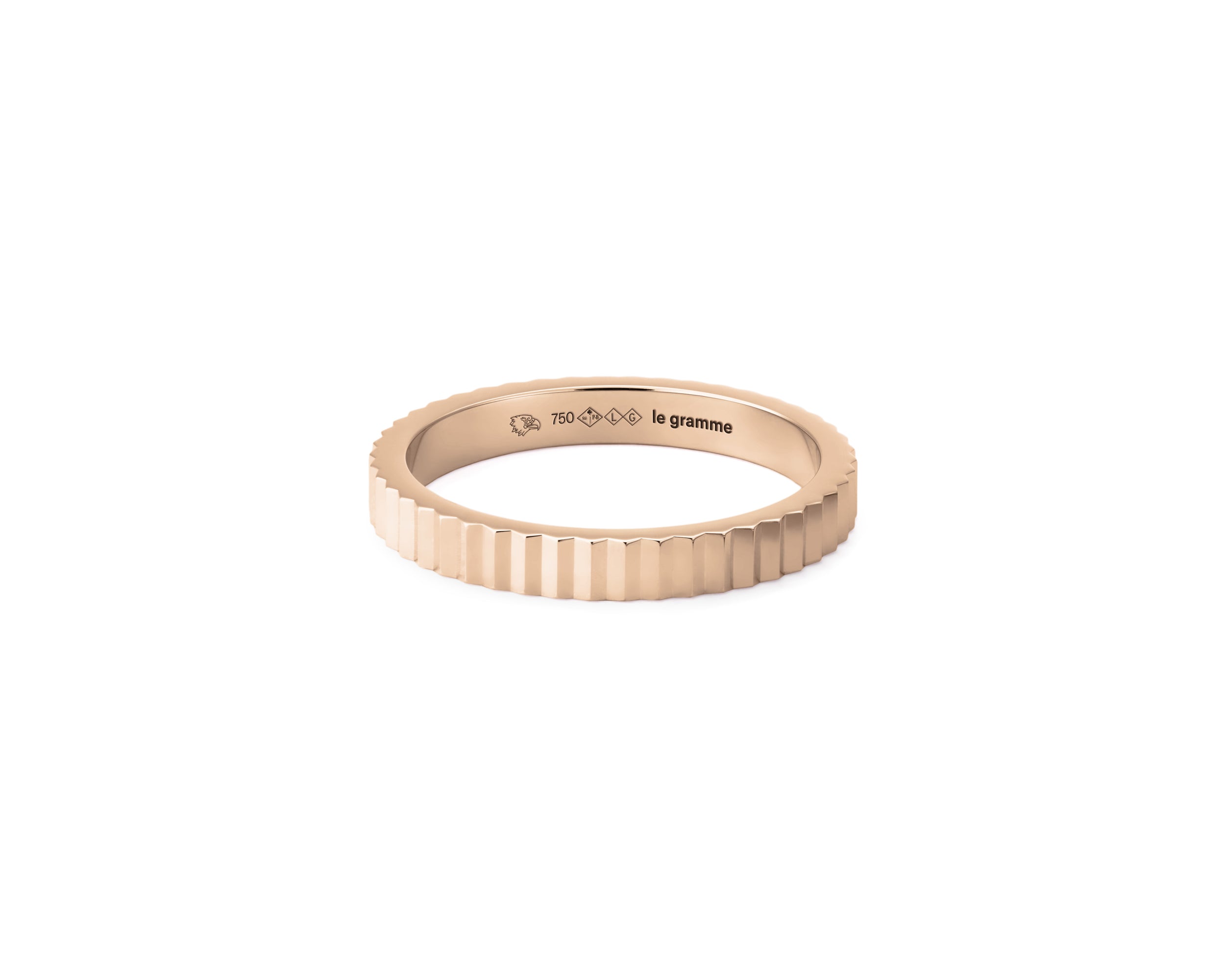 guilloche ribbon ring la 4g