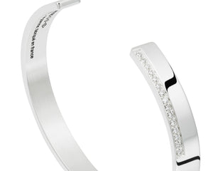 bracelet ruban le 20g serti diamants