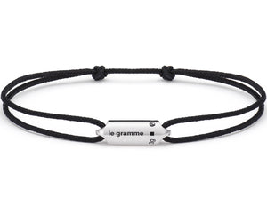black cord bracelet le segment le 3g