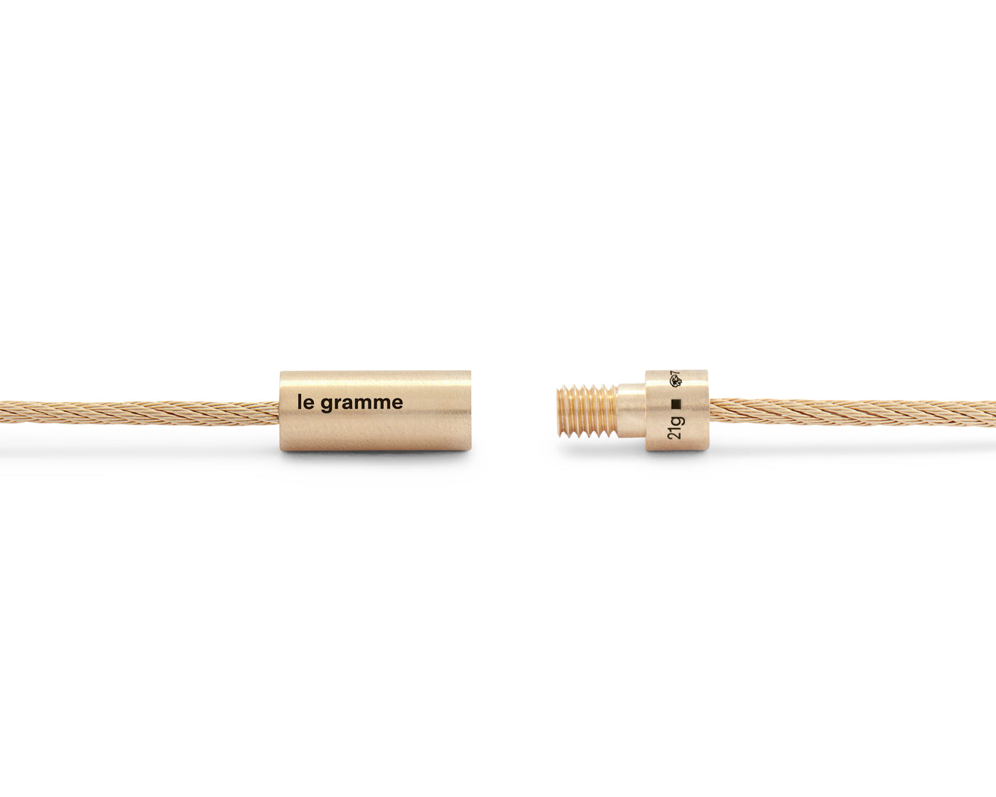 triple turn cable bracelet le 21g