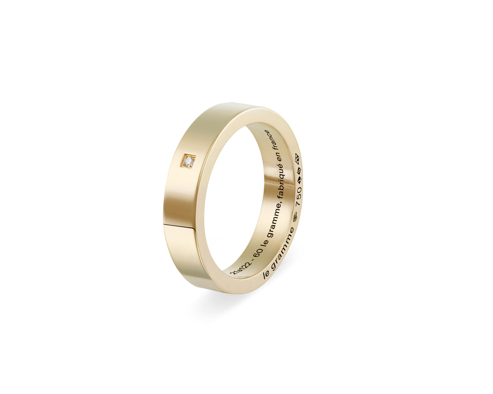 ribbon ring with diamond la 9g