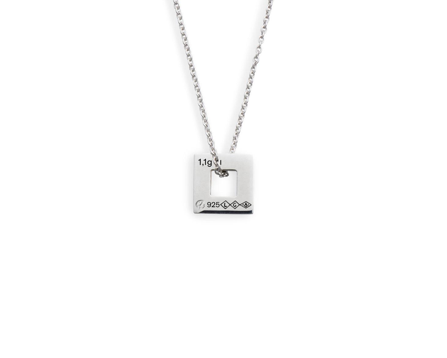 square necklace le 1.1g