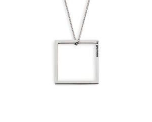 square necklace le 1.7g