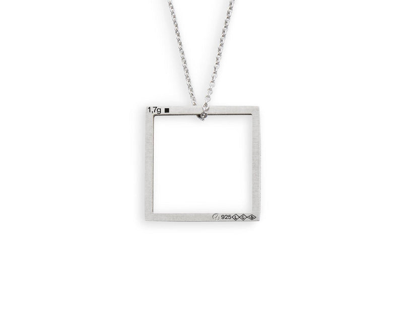 square necklace le 1.7g