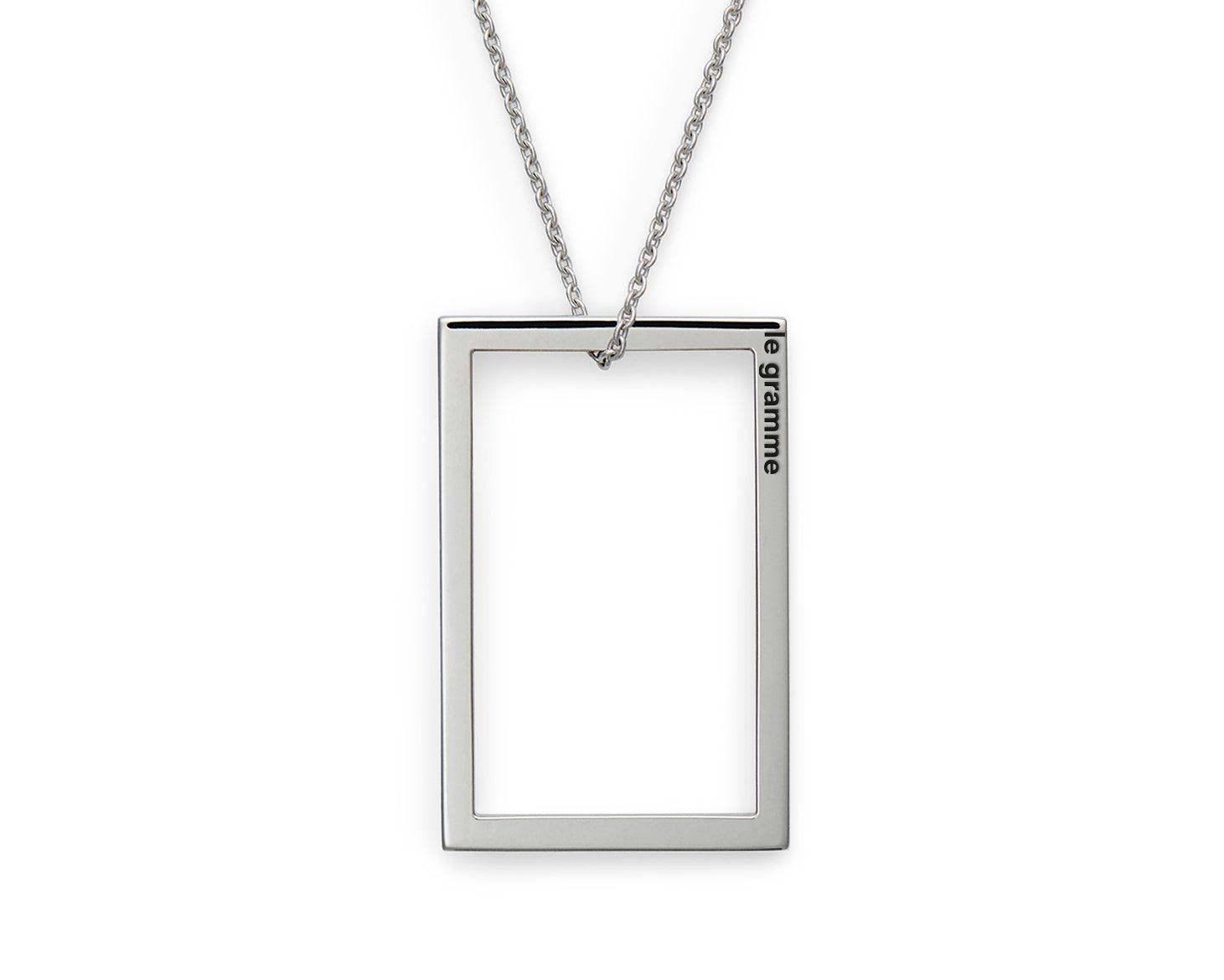 collier rectangle le 2,6g
