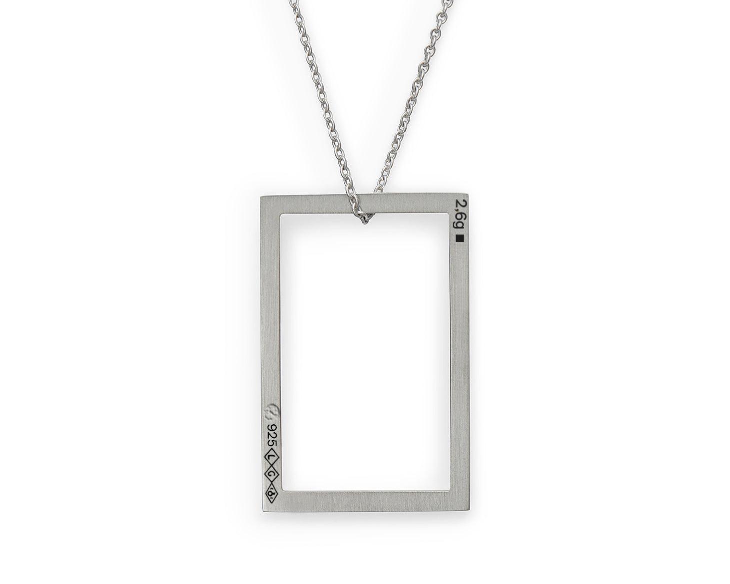 collier rectangle le 2,6g