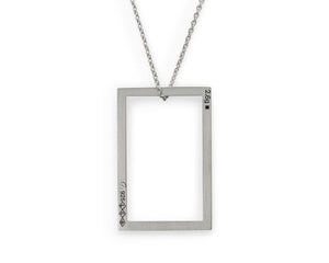 collier rectangle le 2,6g