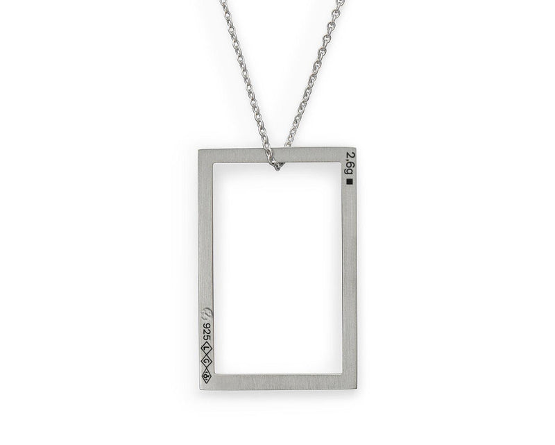 collier rectangle le 2,6g