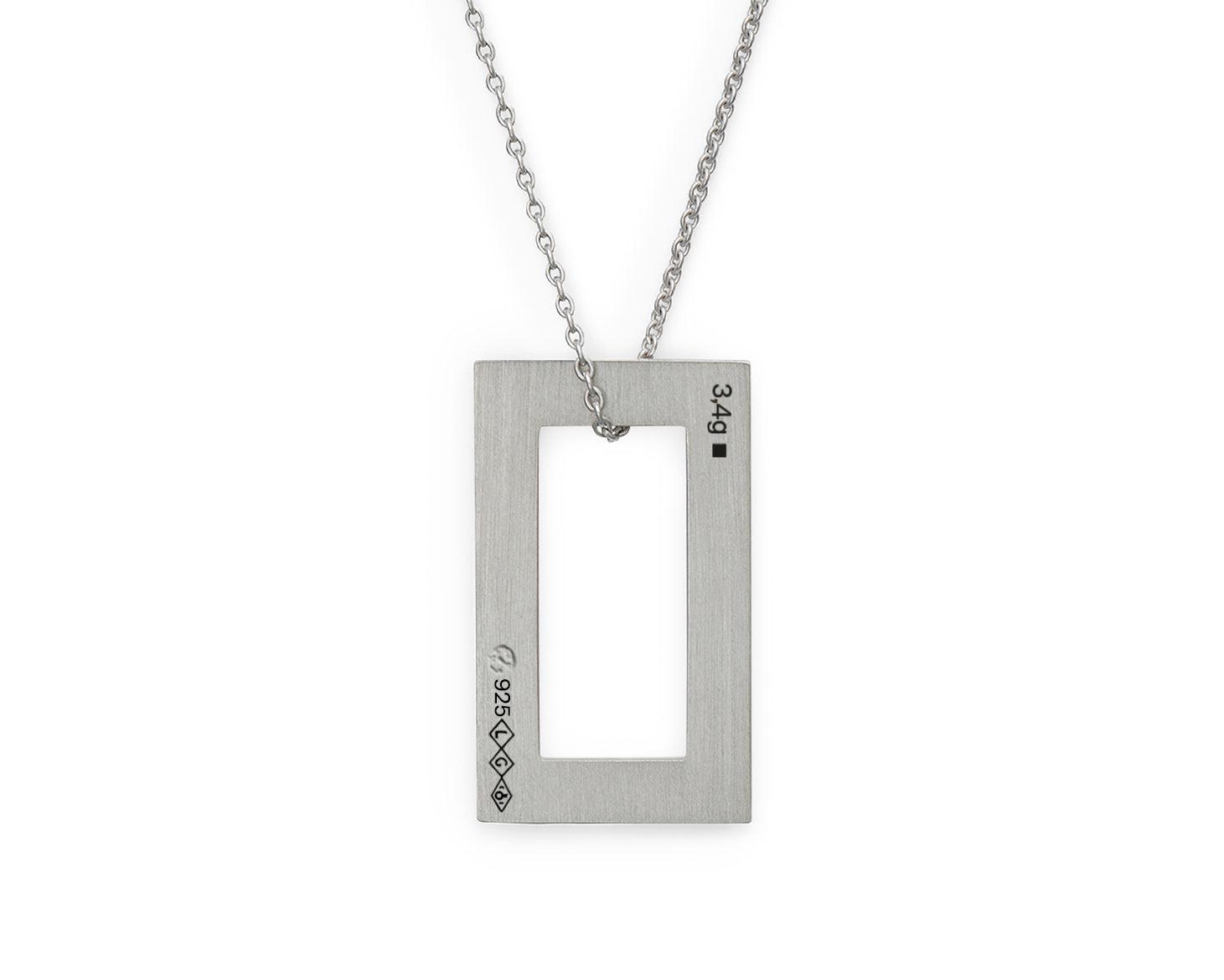 rectangle necklace 3.4g